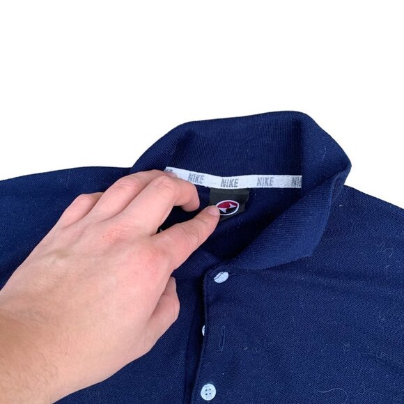 VINTAGE 90s Nike X Tiger Woods Polo Golf Shirt Large - Picture 5 of 5